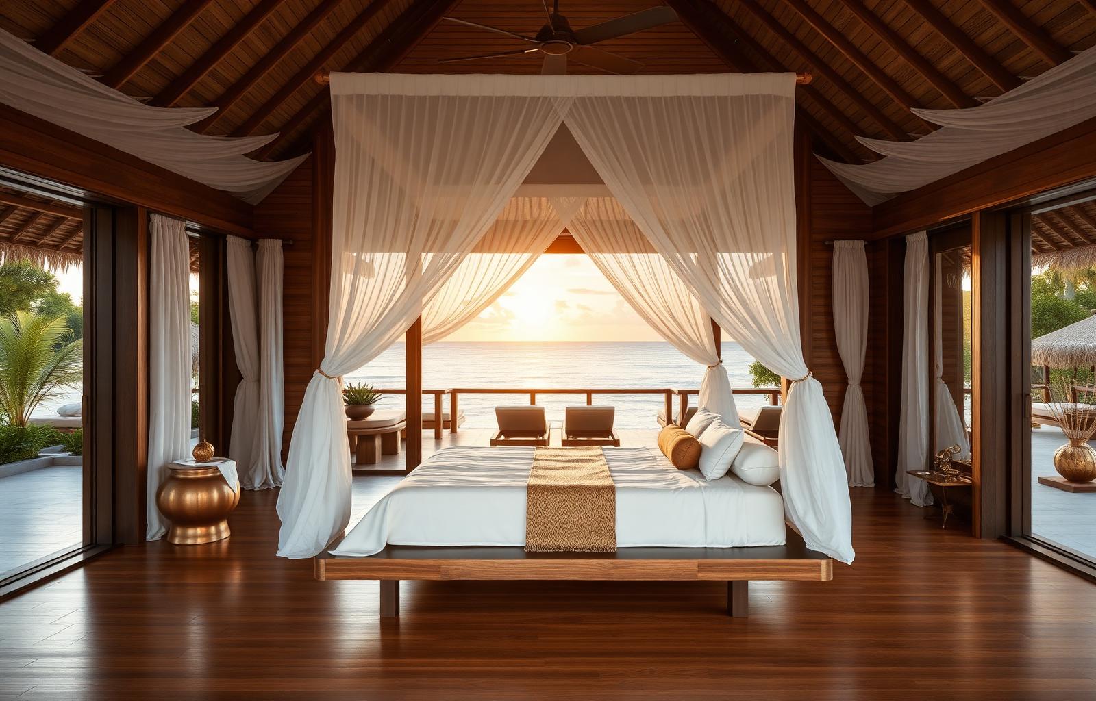 Open-air canopy suites