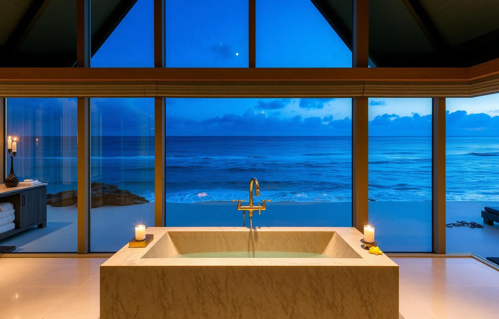 Stonebath at blue hour
